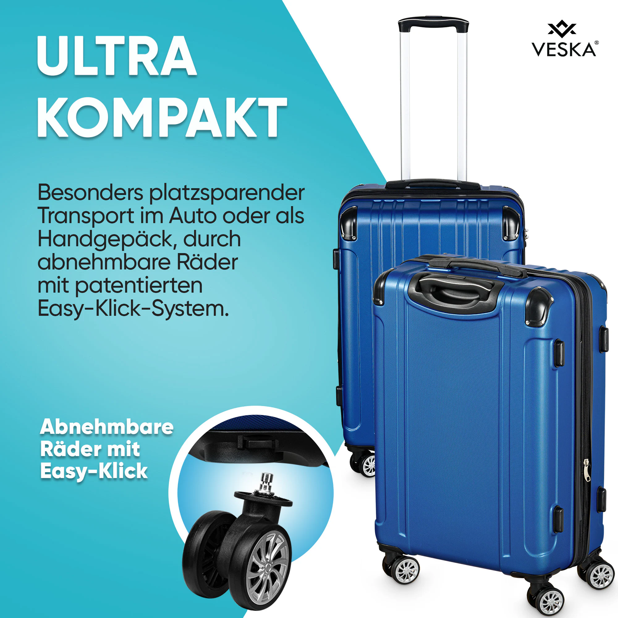 Veska Hartschalenkoffer Kofferset 