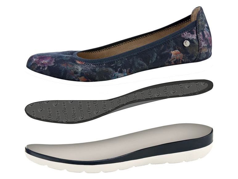 Ballerina's voor dames, Footflexx-zool, G-wijdte