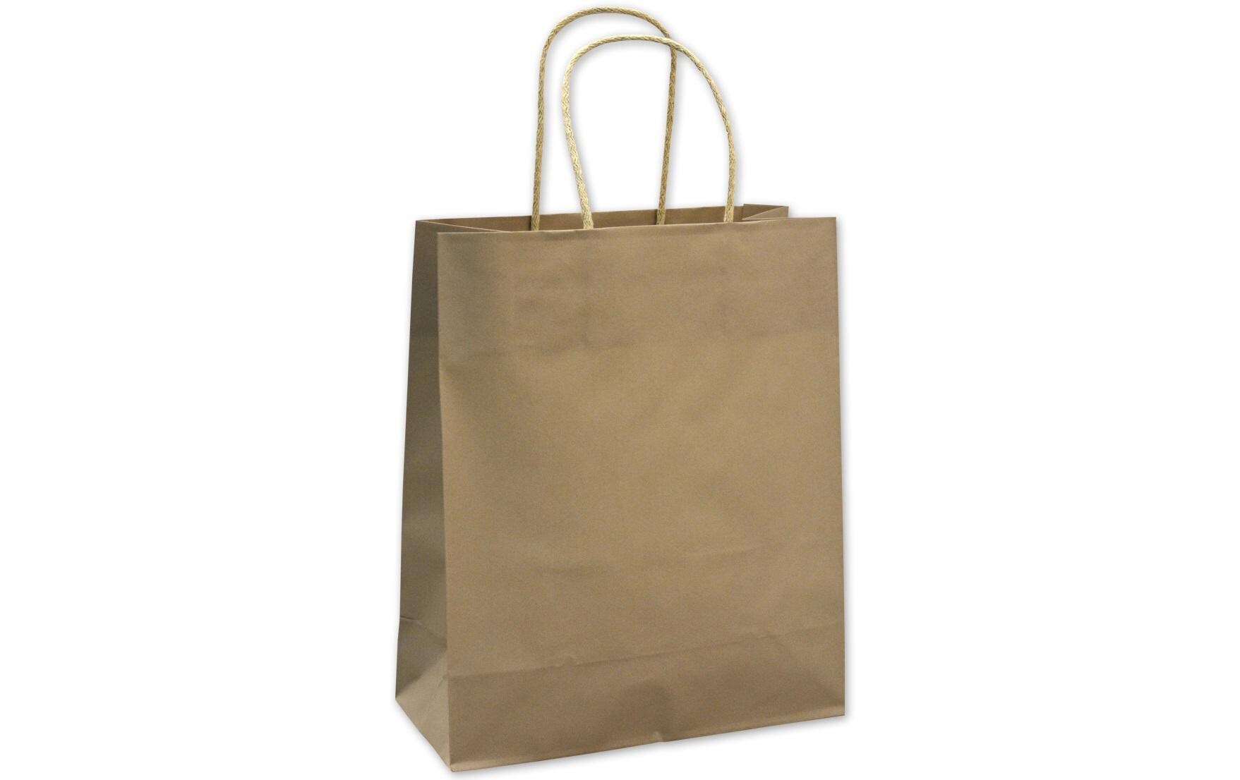 Geschenktasche 22 x 10 x 27 cm, 25 Stück, PlatinTragetasche mit Textilkordel