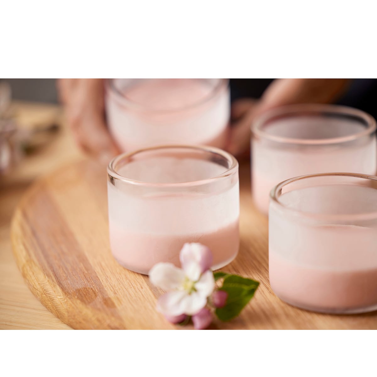 Blomsterbergs Dessert glass Dia 8 x 6 cm 4 pcs Clear