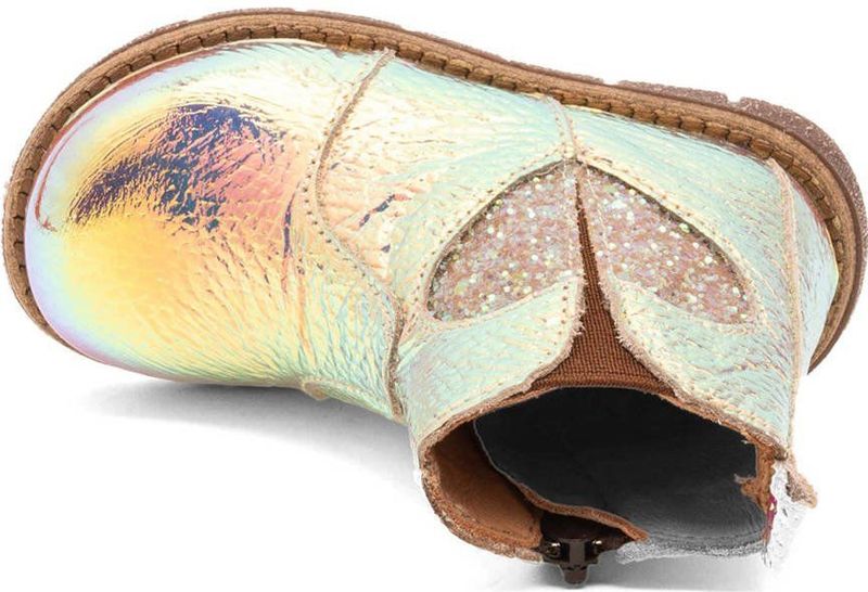 Bisgaard - Maggie - Leren Enkelboots - Goud Metallic