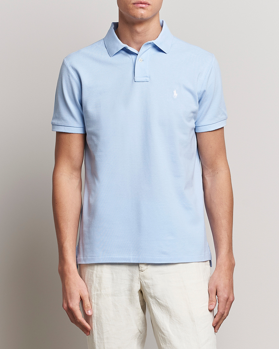 Polo Ralph Lauren Custom Slim Fit Polo Office Blue