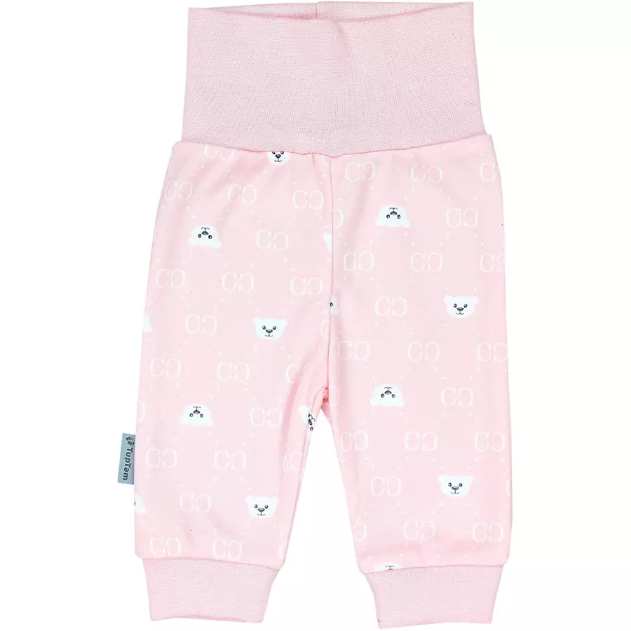 TupTam Baby Mädchen Langarmshirt Babyhose Outfit 2teilig beige