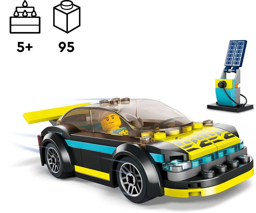 LEGO®CITY 60383 - LA VOITURE DE SPORT ELECTRIQUE
