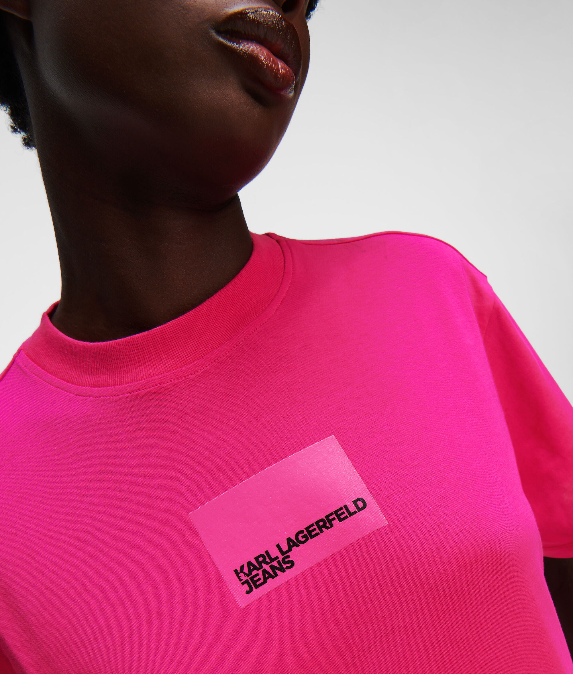 T-SHIRT À LOGO KLJ ENCADRÉ