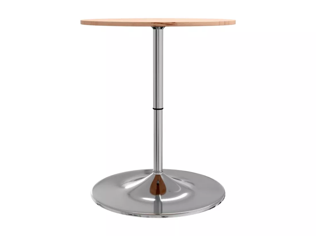 Table de bar Ø60x89,5 cm bois massif de hêtre