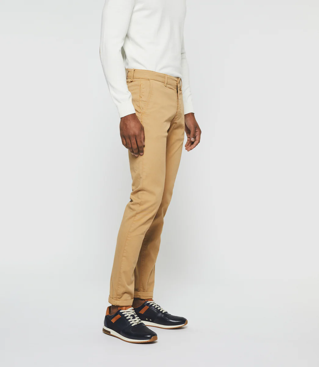 Pantalon slack casual beige 