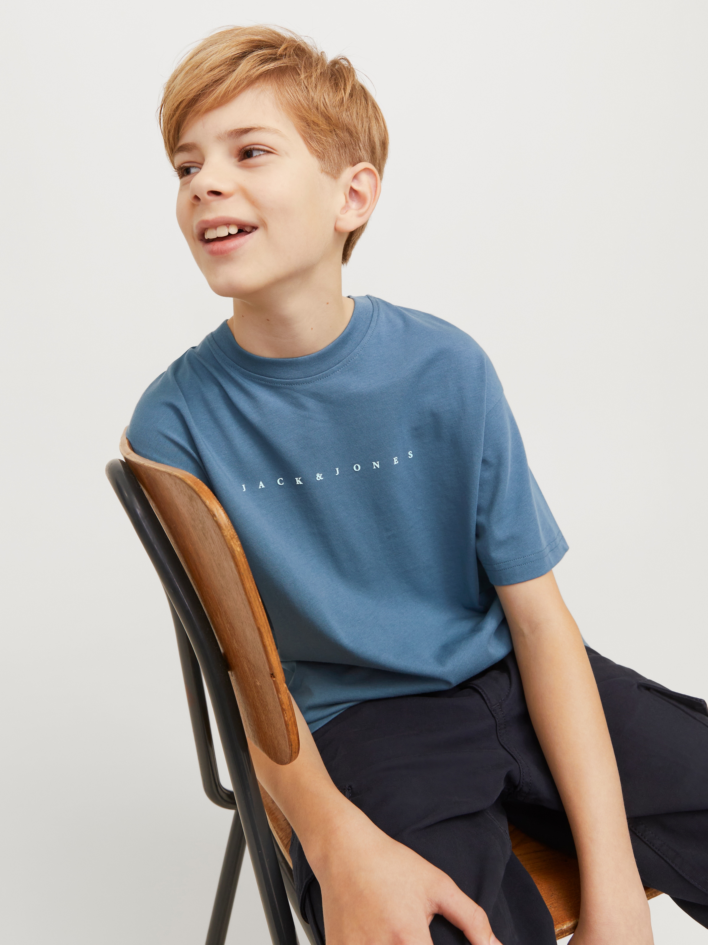Jack & Jones Junior Rundhalsshirt »JJESTAR lässig, weich, atmungsaktiv, stylisch«, bedruckt, casual, relaxed fit, Rundhals