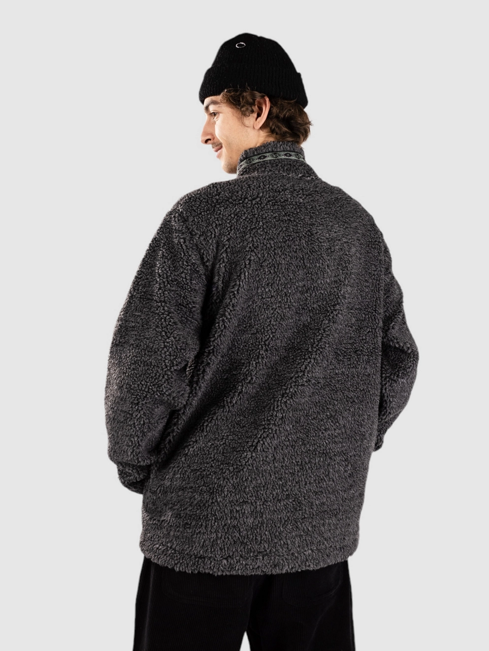 Billabong Boundary Tombstone Fleece Sweater black heather