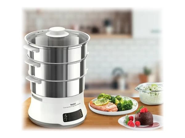 Tefal Convenient Series VC502D10 Deluxe - Dampkoker - 900 W - rustfritt stål