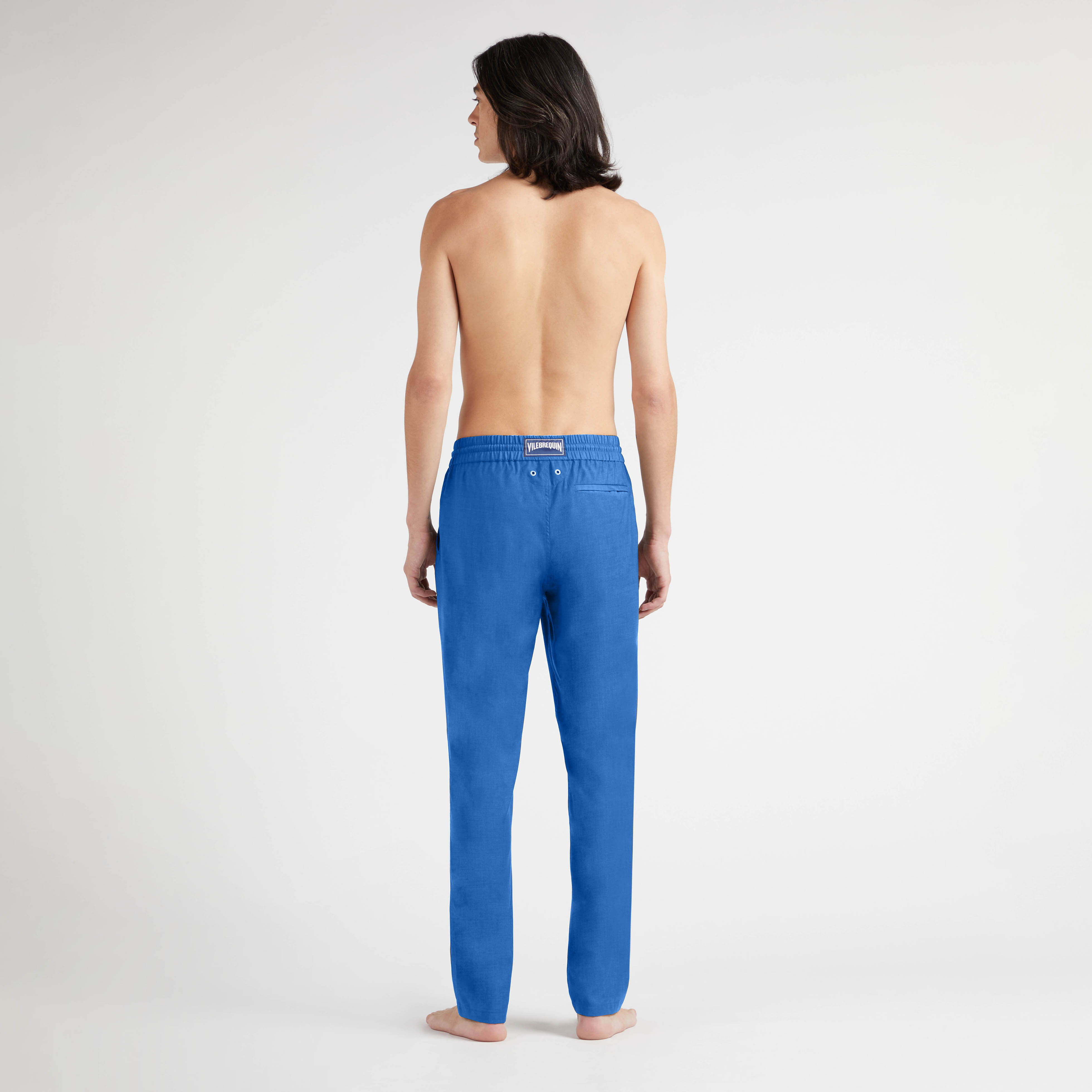 Pantalon en Laine Homme Uni