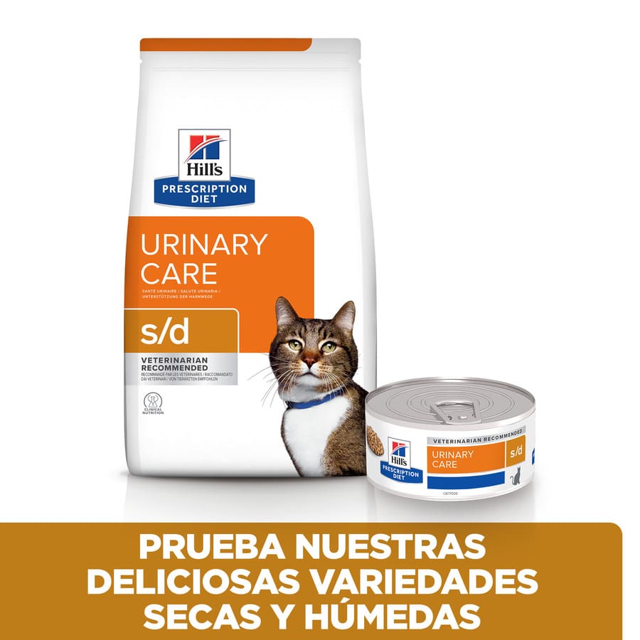 Ração para gatos Hill's Prescription Diet Urinary Care s/d sabor Frango