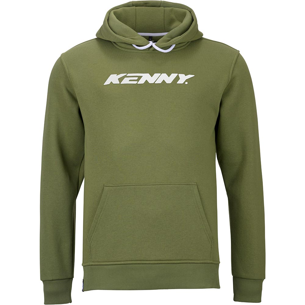 Kenny - Sweat à capuche Meta Kaki / Blanc
