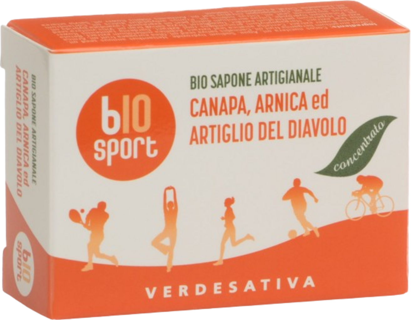 VERDESATIVA  bioSport Konzentrierte Seife Hanf & Arnika, 100 g