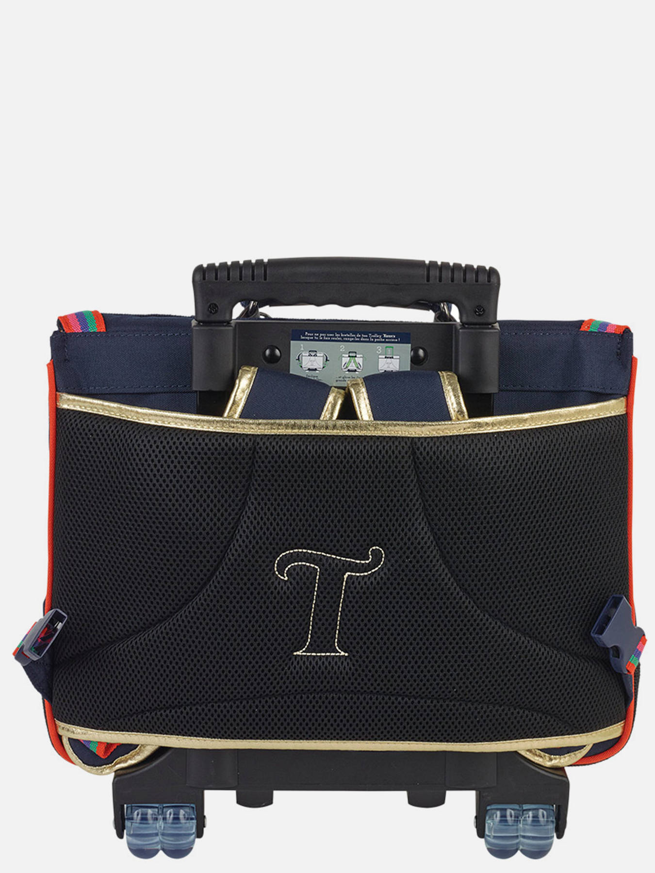 Cartable  roulettes 2 compartiments TANN'S