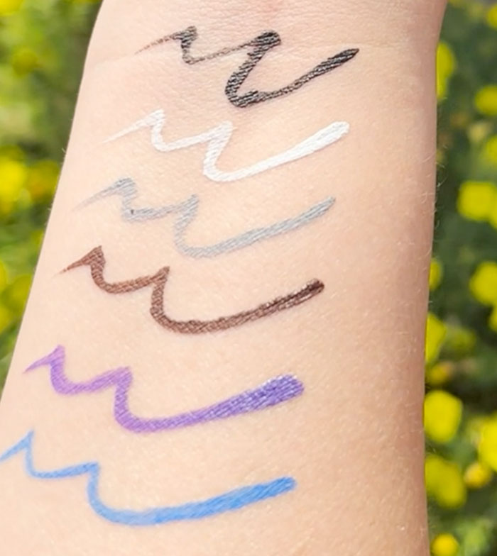 Moira - Delineador waterproof Eye catching Dip Liner - 03: Gray