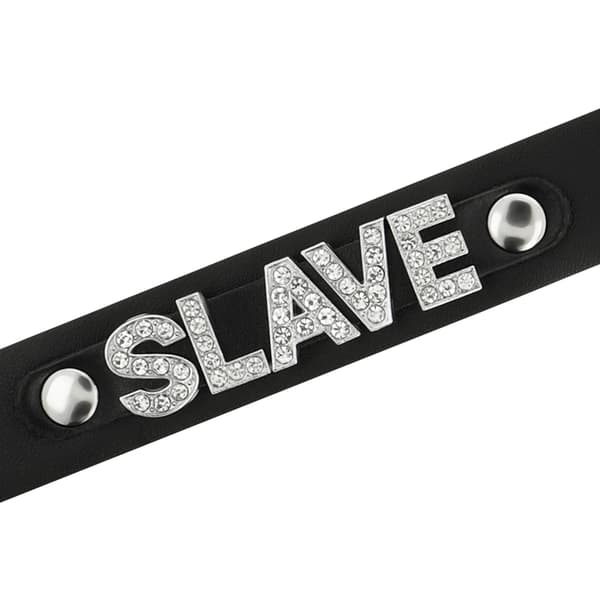 Coquette Chic Desire - Slave Vegan Leather Choker