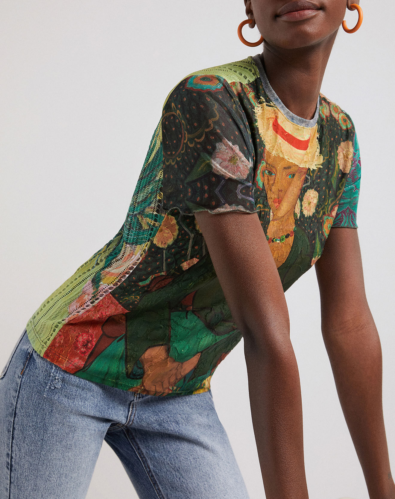 Desigual Top Bertille vert