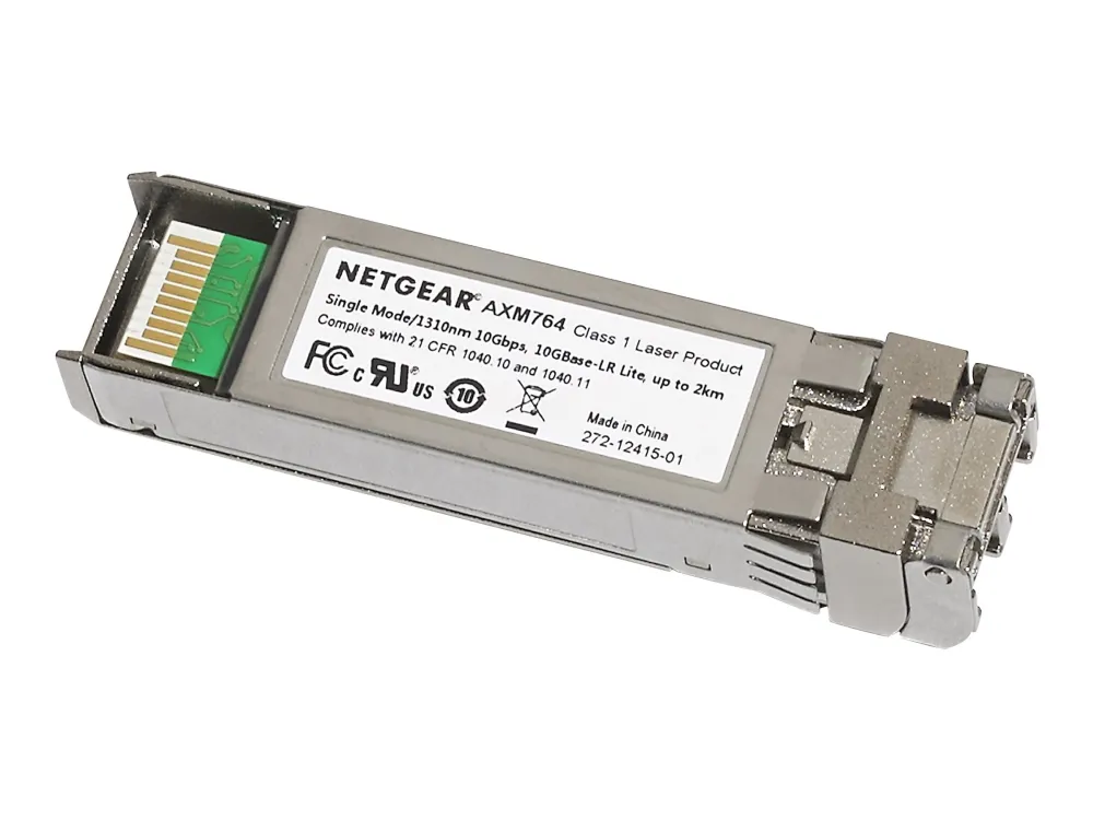 NETGEAR ProSafe AXM764 - SFP  transceiver modul - 10GbE - 10GBase-LRL - LC enkelttilstand - op til 2 km - 1310 nm - for NETGEAR M4300-28G-PoE