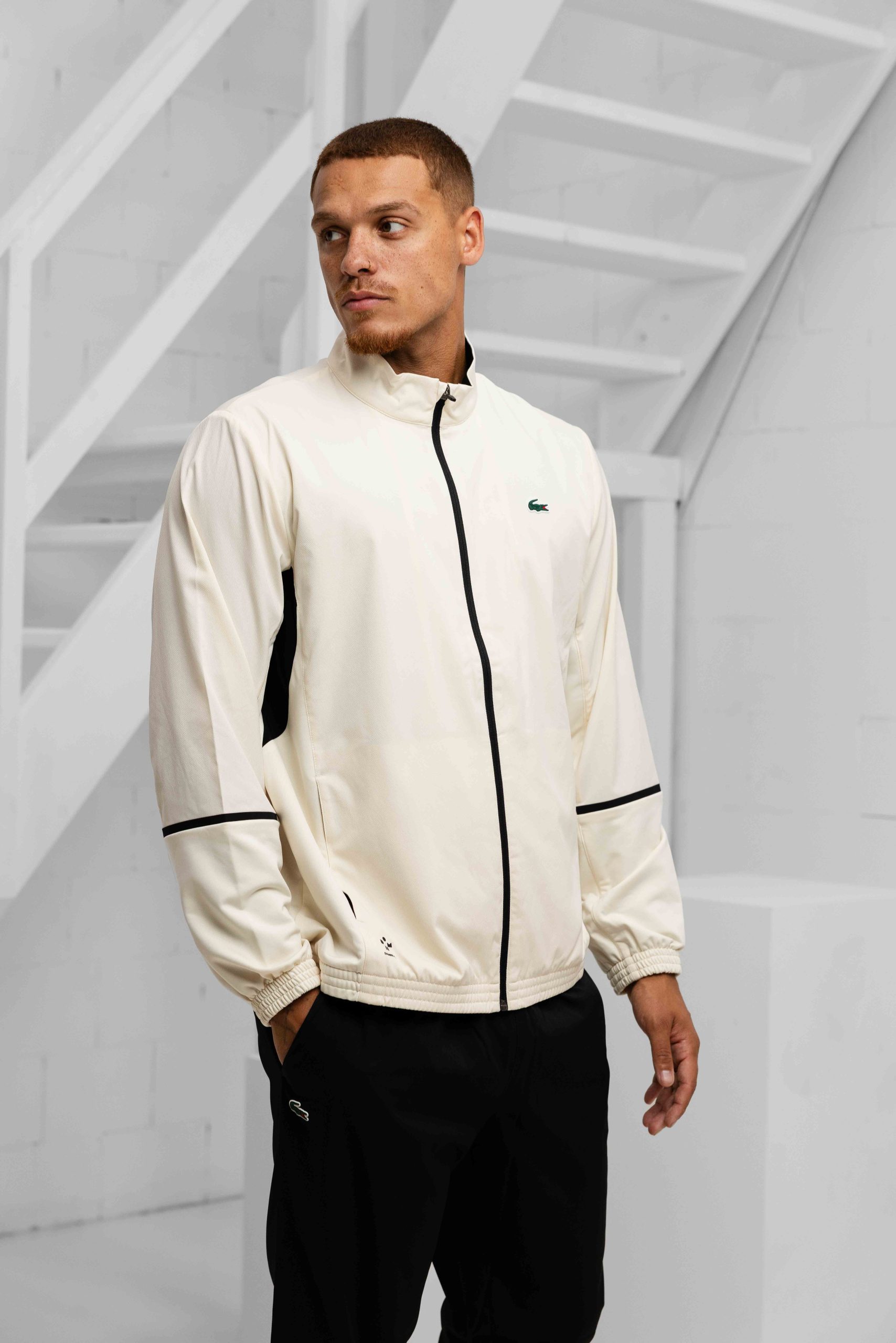 Lacoste Tennis x Daniil Medvedev Trainingspak Heren Beige