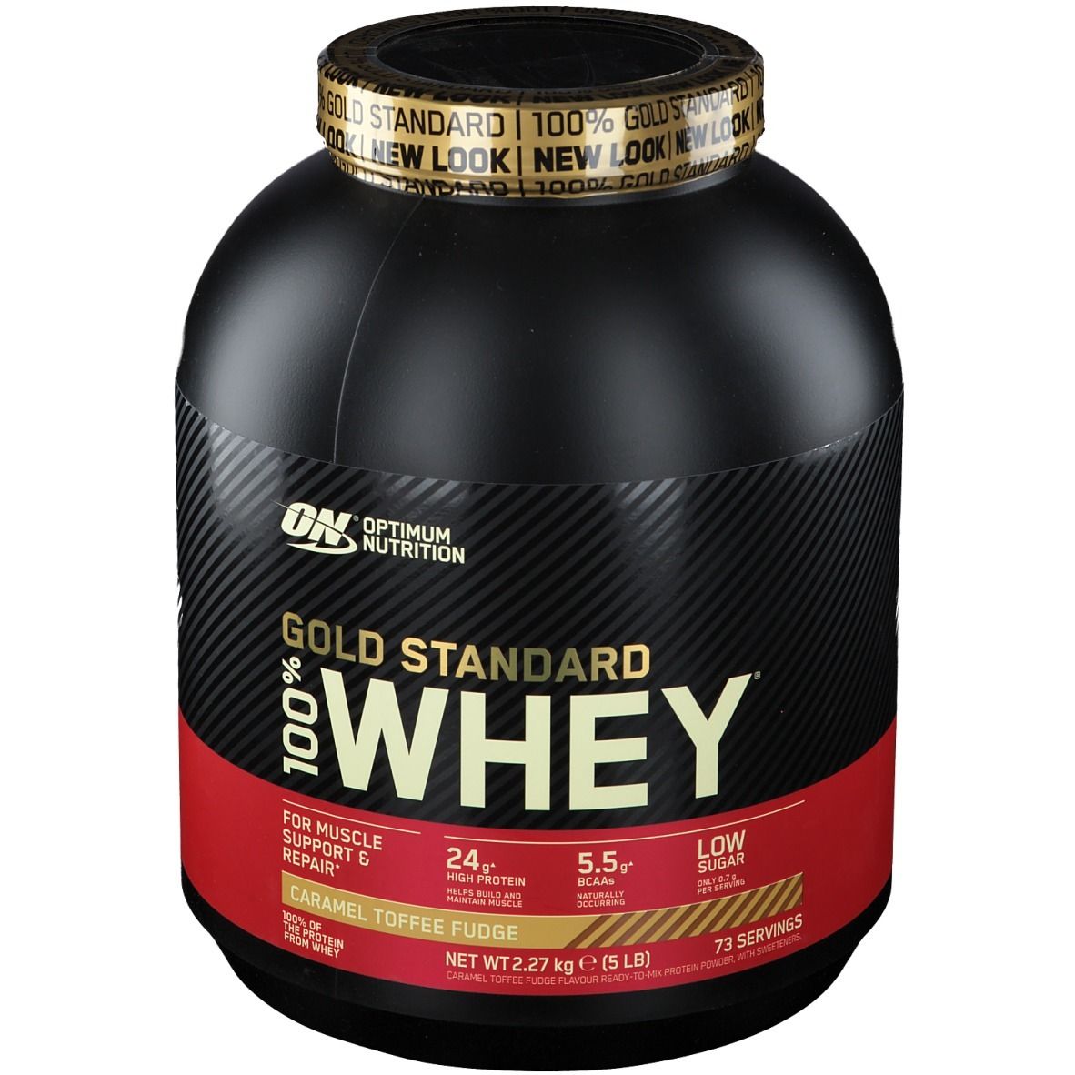 Optimum Nutrition 100% Whey Gold Standard Caramel Toffee Fudge