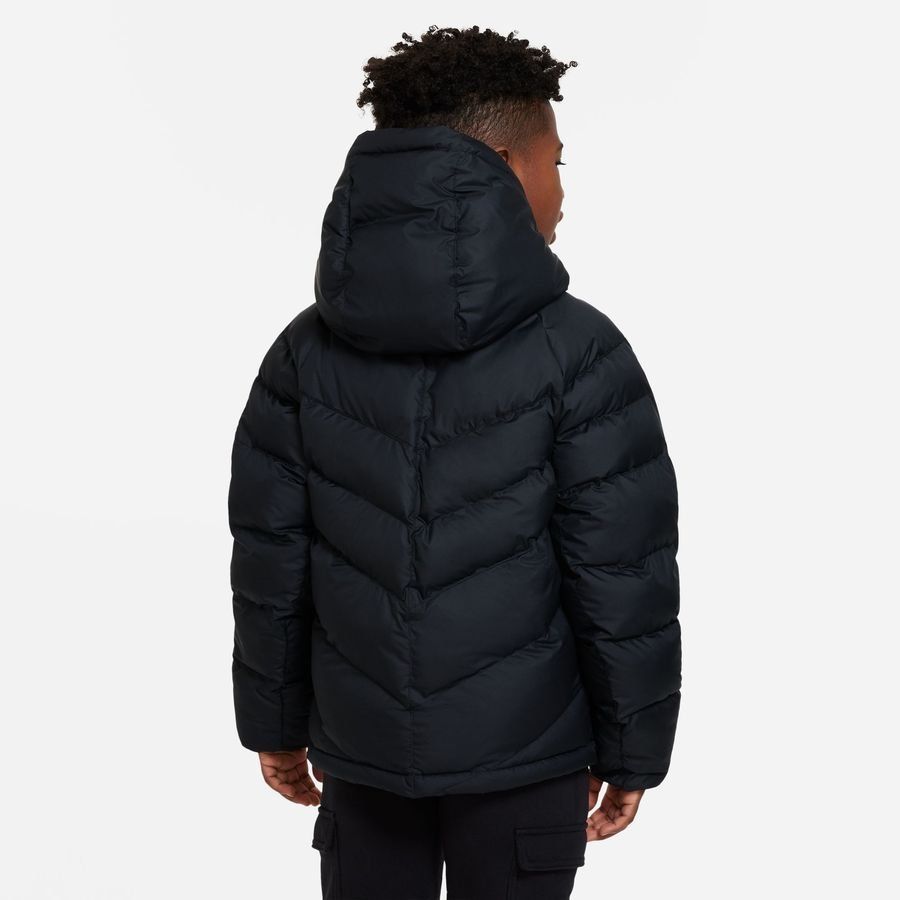 Nike Manteau d'Hiver Doudoune NSW synthetic-fill - Noir/Blanc Enfant