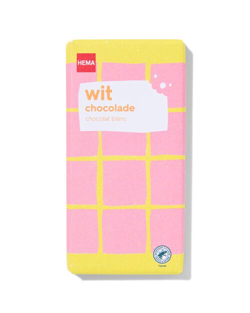 tablette de chocolat blanc 180g