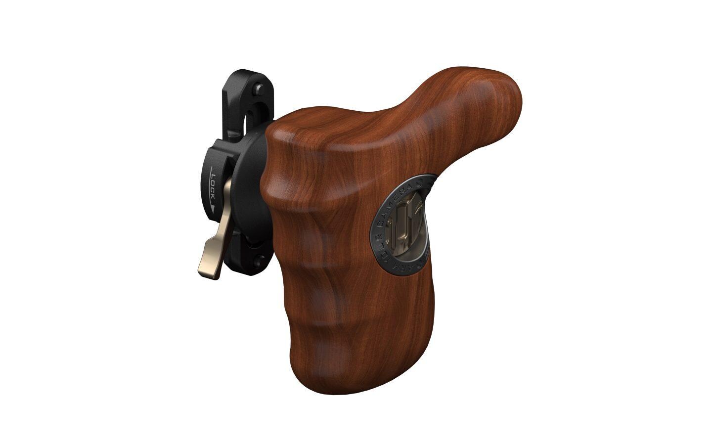 Advanced Left Side Wooden Handle Type VIII<br>Ergonomischer Holzgriff für maximalen Komfort mit NATO Rail Anschluss