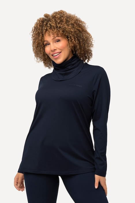 Ski-Funktionsshirt, schnelltrocknend, Loop, Langarm