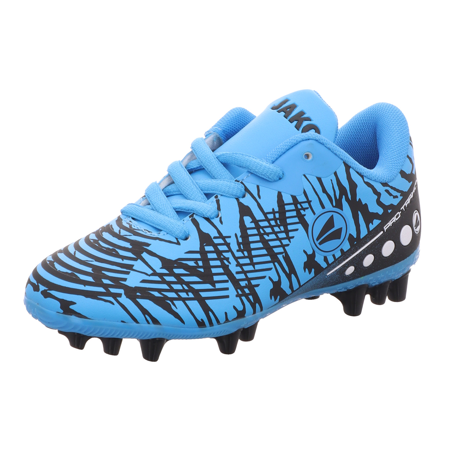 JAKO Kinder-Fußballschuh Blau-Schwarz-Weiß