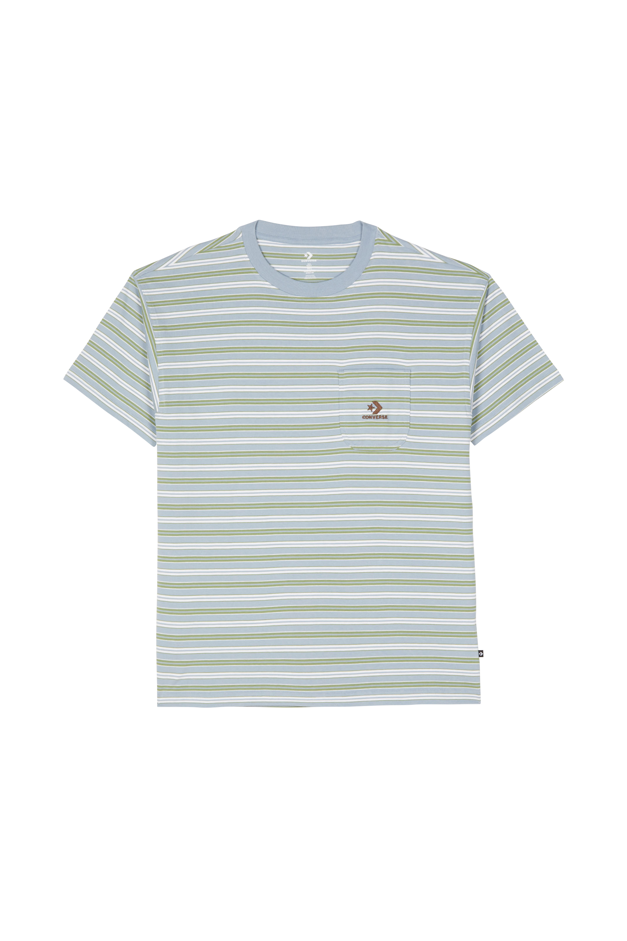 CONVERSE t-shirt YARN DYE STRIPED Bleu