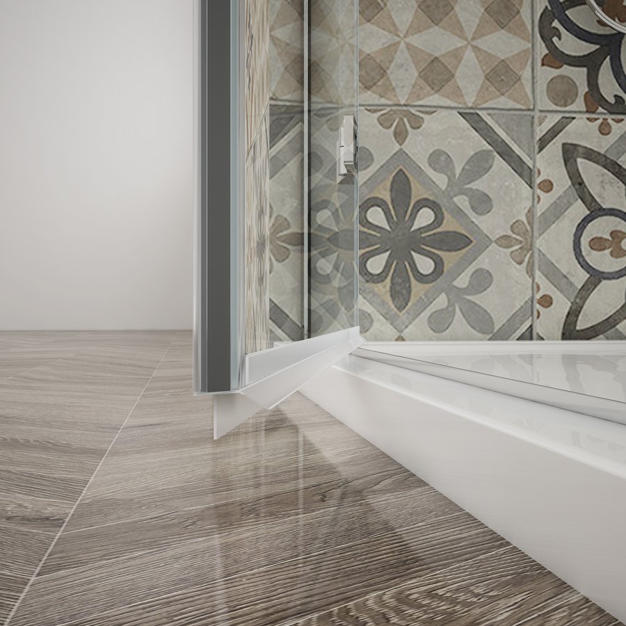 Gelco Trinity kwartronde douchecabine 90x90cm links helder glas chroom