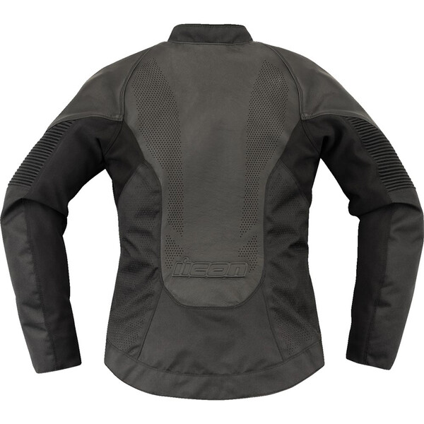 Icon - Blouson femme Overlord3™ Leather Noir
