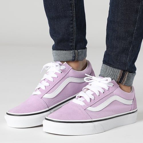 Baskets Femme Old Skool 5UFBUG1 Color Theory Lupine