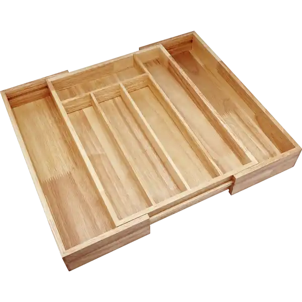Besteckkasten aus Gummiholz