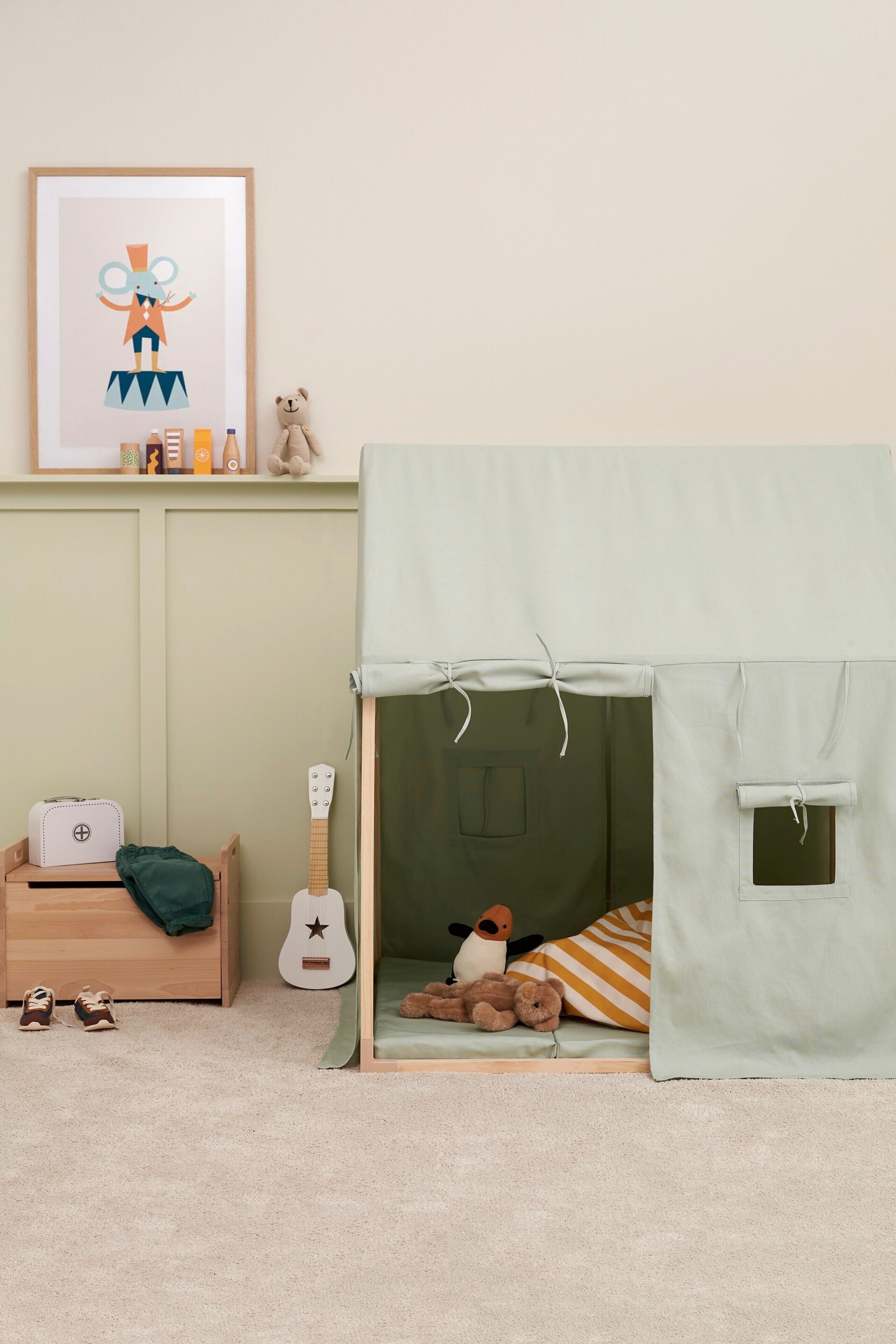 Kids Concept Hauszelt hellgrün