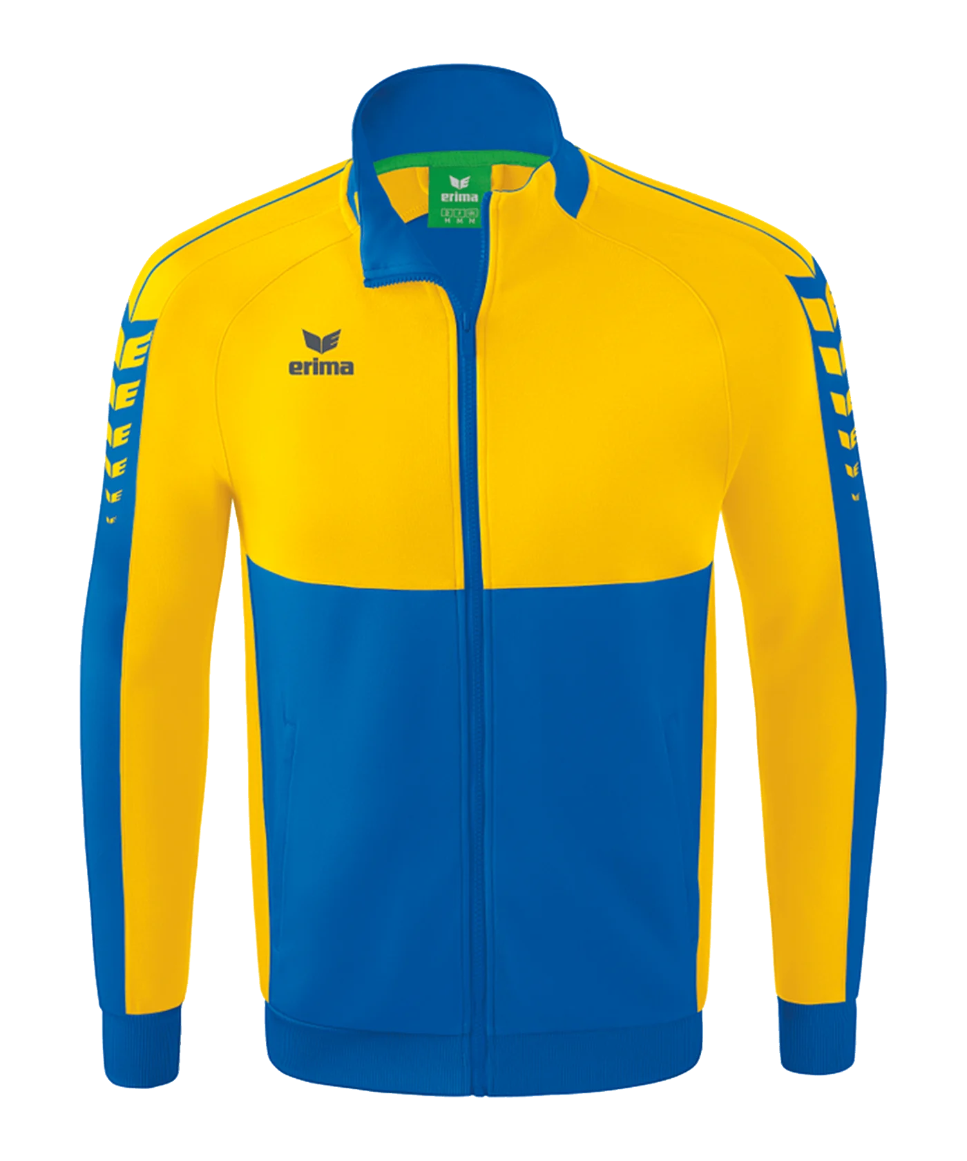 Erima Six Wings Trainingsjacke Kids Blau Gelb