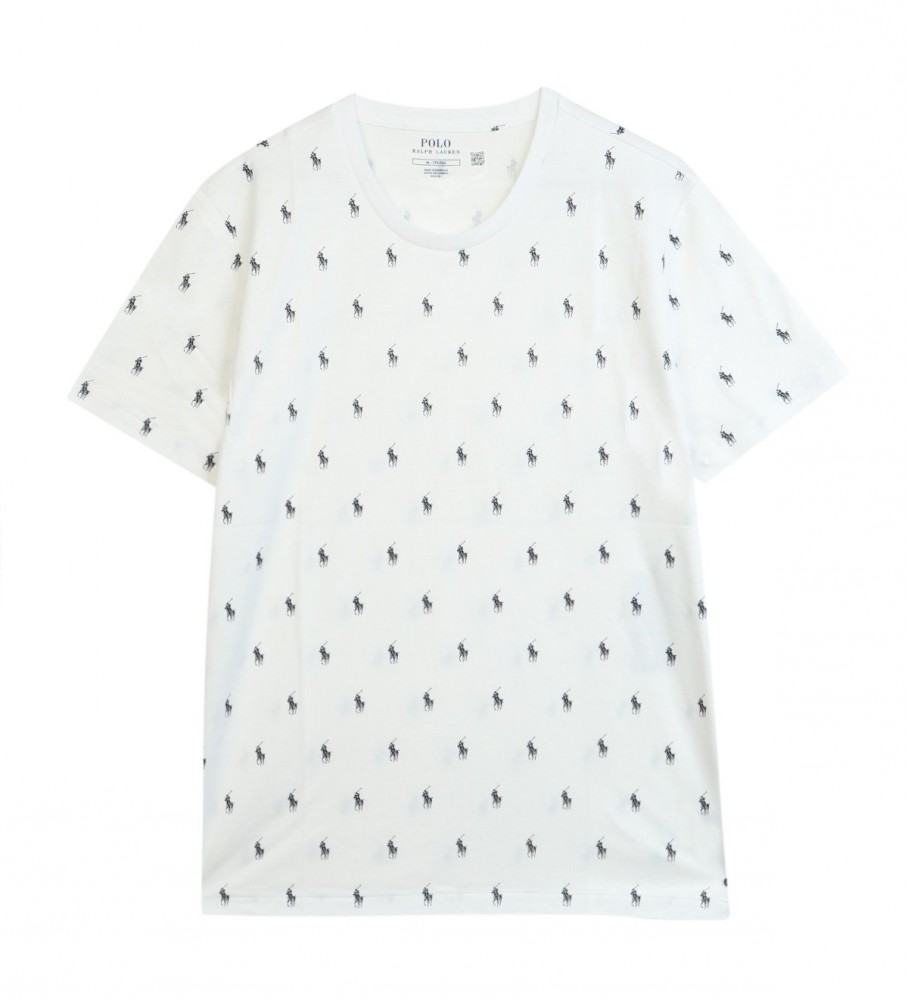 Camiseta branca com o logo da Ralph Lauren