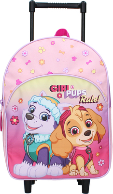 Paw Patrol Girl Pups Rule Koffert 9L, Rosa