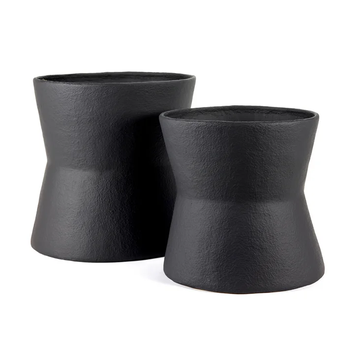 Serax - Construct Übertopf, Ø 60 x H 57 cm, schwarz