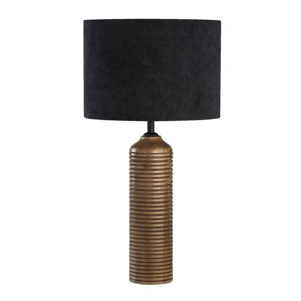 Voet tafellamp Bali - naturel - 33xØ10 cm