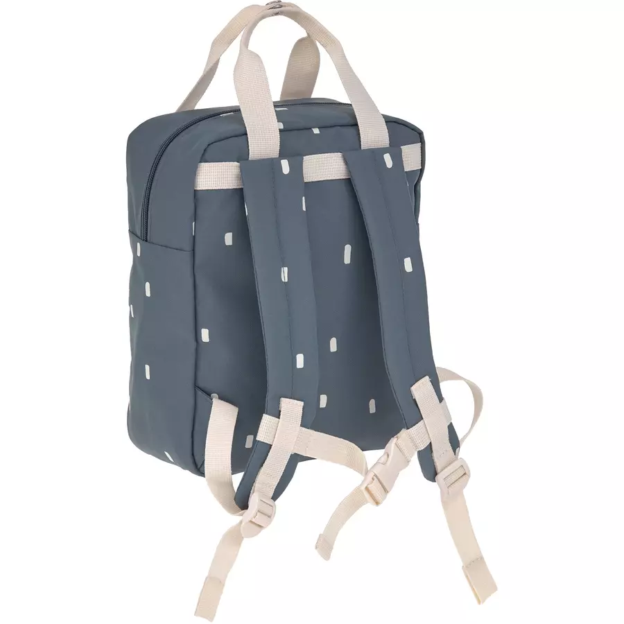 LÄSSIG Mini Square Backpack Happy Prints midnight blue