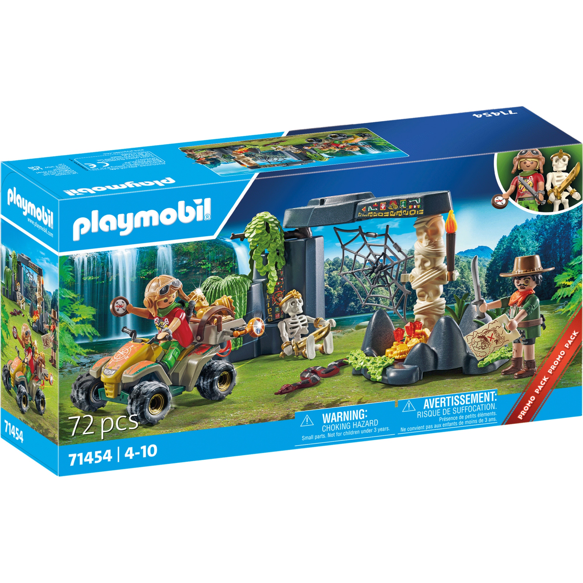 PLAYMOBIL Konstruktionsspielzeug Sports & Action Schatzsuche im Dschungel