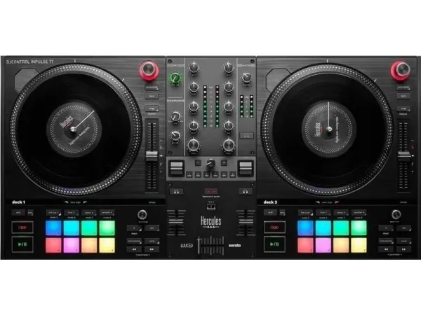 Hercules INPULSE T7, 3.5 mm/6.35 mm, 652 mm, 350 mm, 90 mm, 5 kg, USB