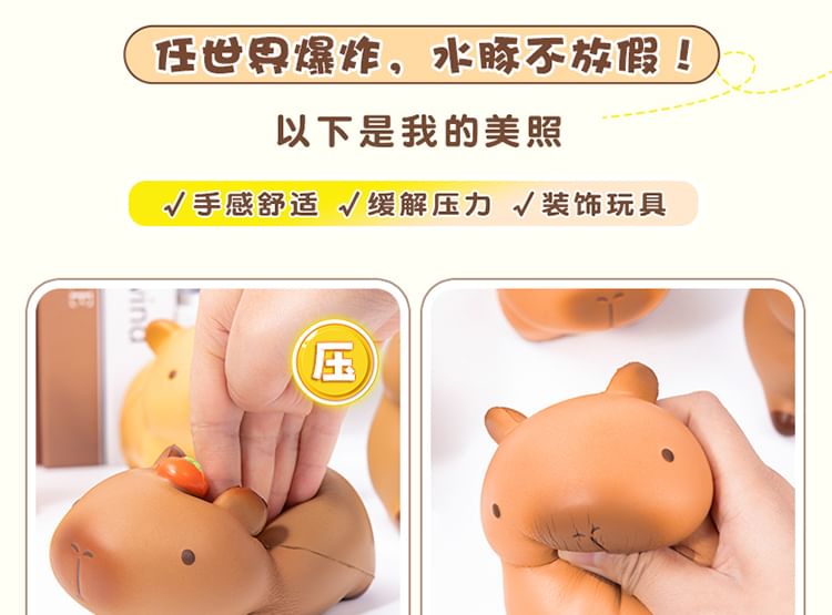 Baburu - Capybara Squishy Toy (verschillende ontwerpen)