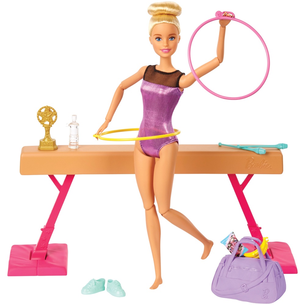Barbie-Gymnastikpuppe und Spielset