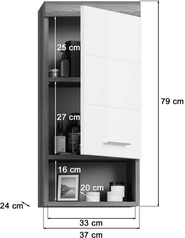 INOSIGN Badmöbel-Set »Siena, 4 teilig, bestehend aus:« Set, TOPSELLER!, 3 Stk. tlg.