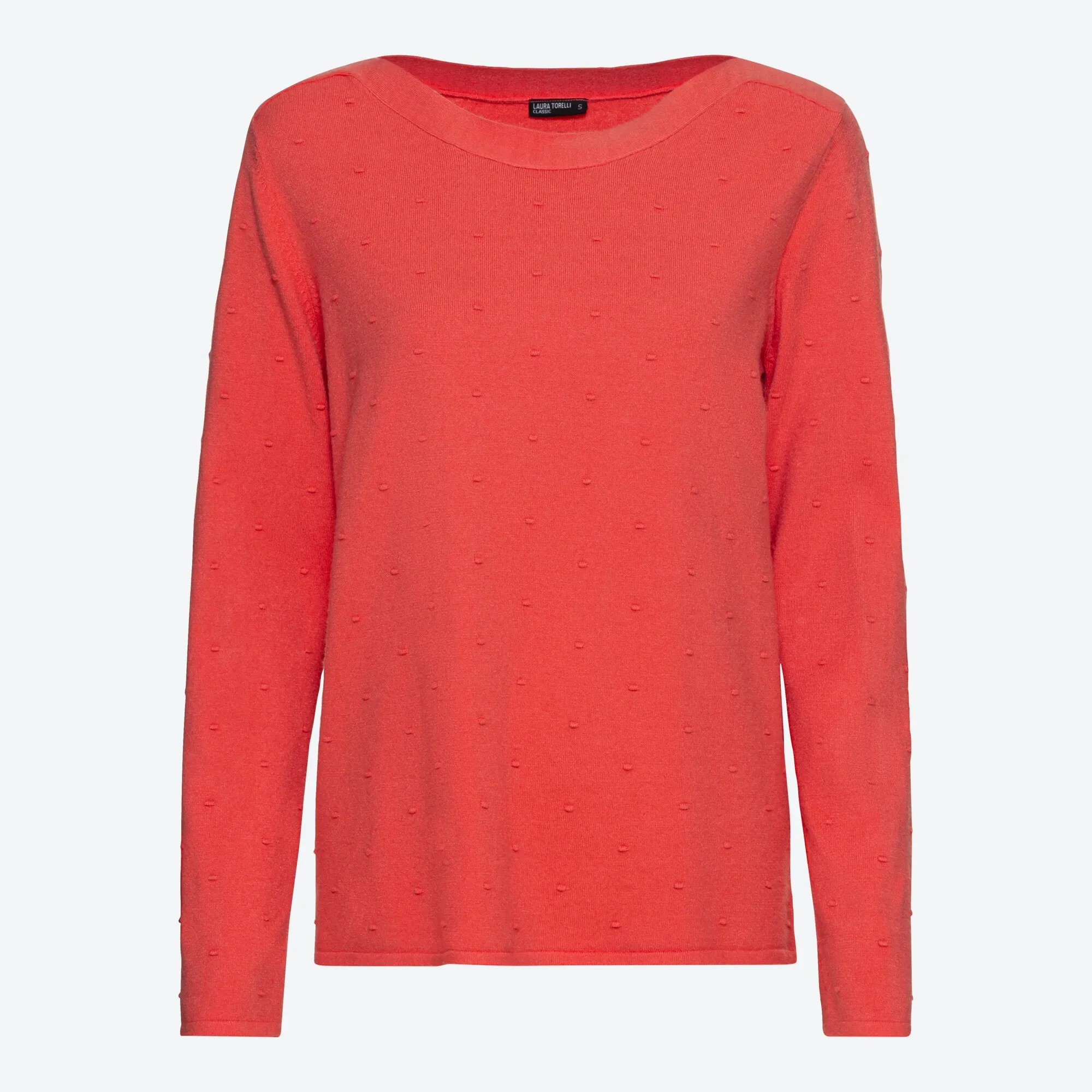 Damen-Pullover mit U-Boot-Ausschnitt