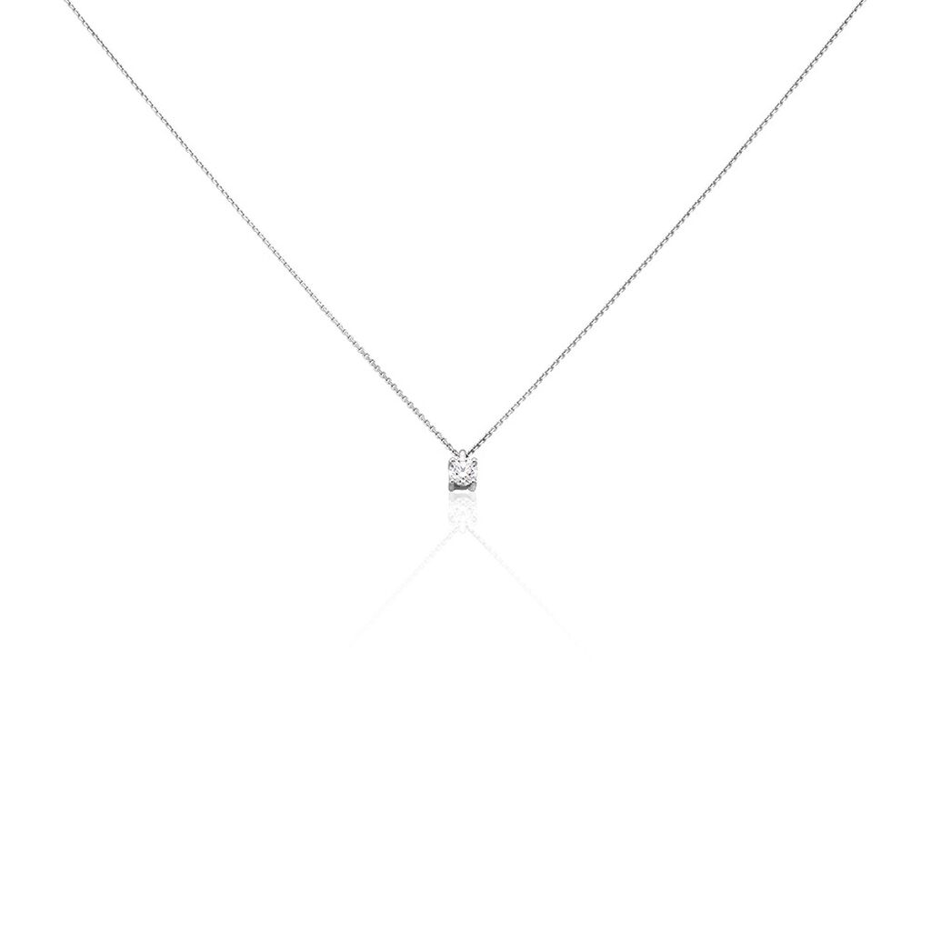 Collier Elfa Or Blanc Diamant