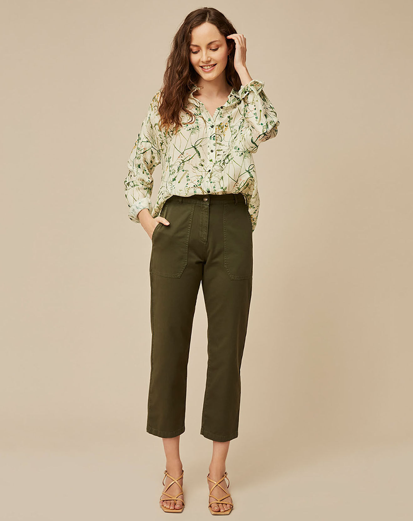Harris Wilson Pantalon Coddy kaki